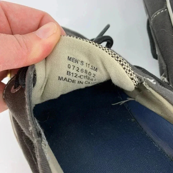 Sperry 11.5 Canvas Top Siders original boat shoe - Picture 6 of 7